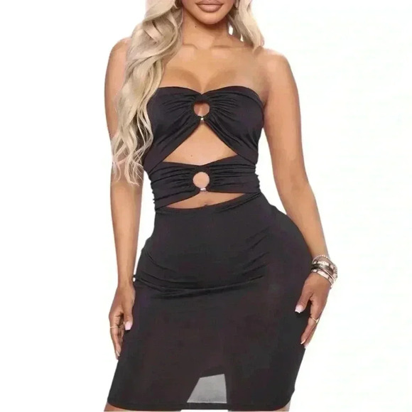 Fashion Nova Dresses & Skirts - Fashion Nova Black Irresistible Mini Dress-NWT